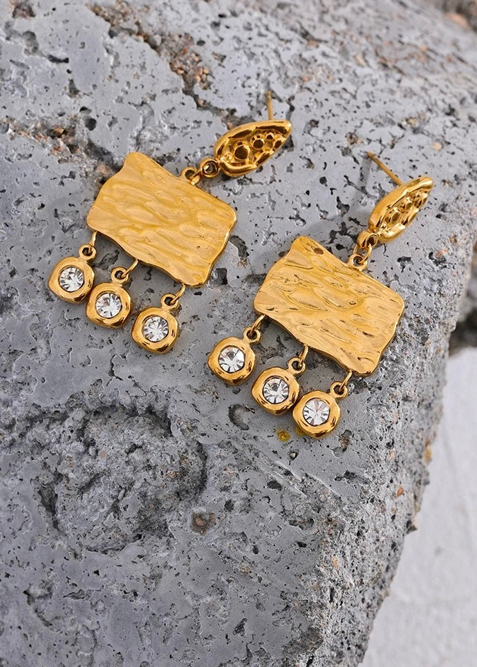 Magari Gold Drop Earring