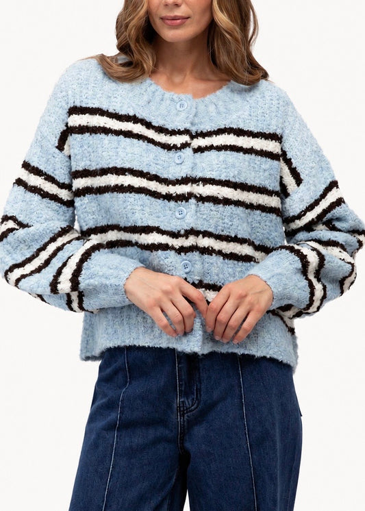 Rosewood Stripe Jumper | Blue