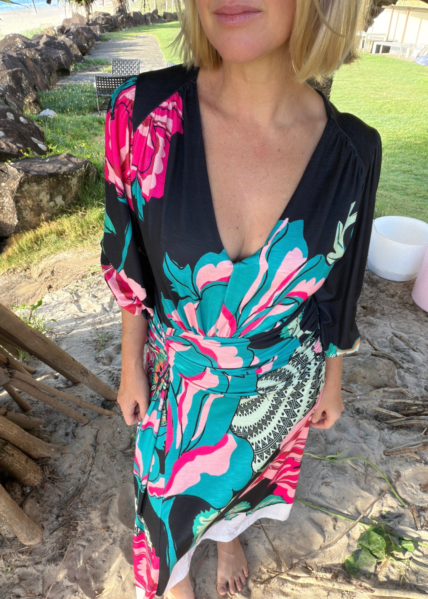 Uptown Empire Maxi Dress