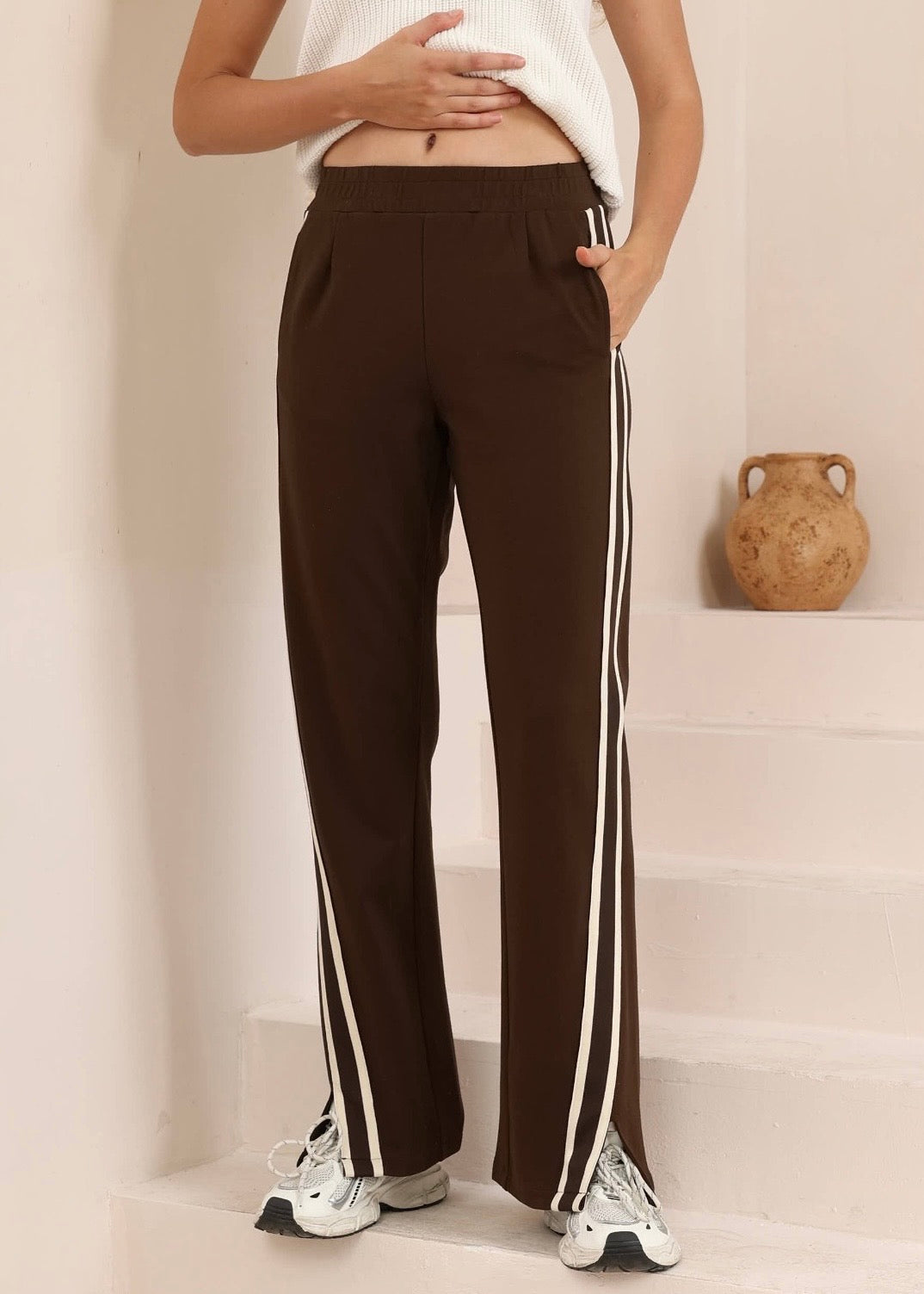 Track Pants | Brown