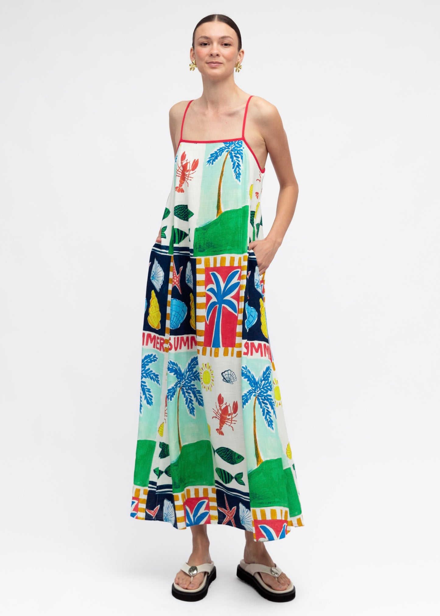 Soleil Summer Midi Dress