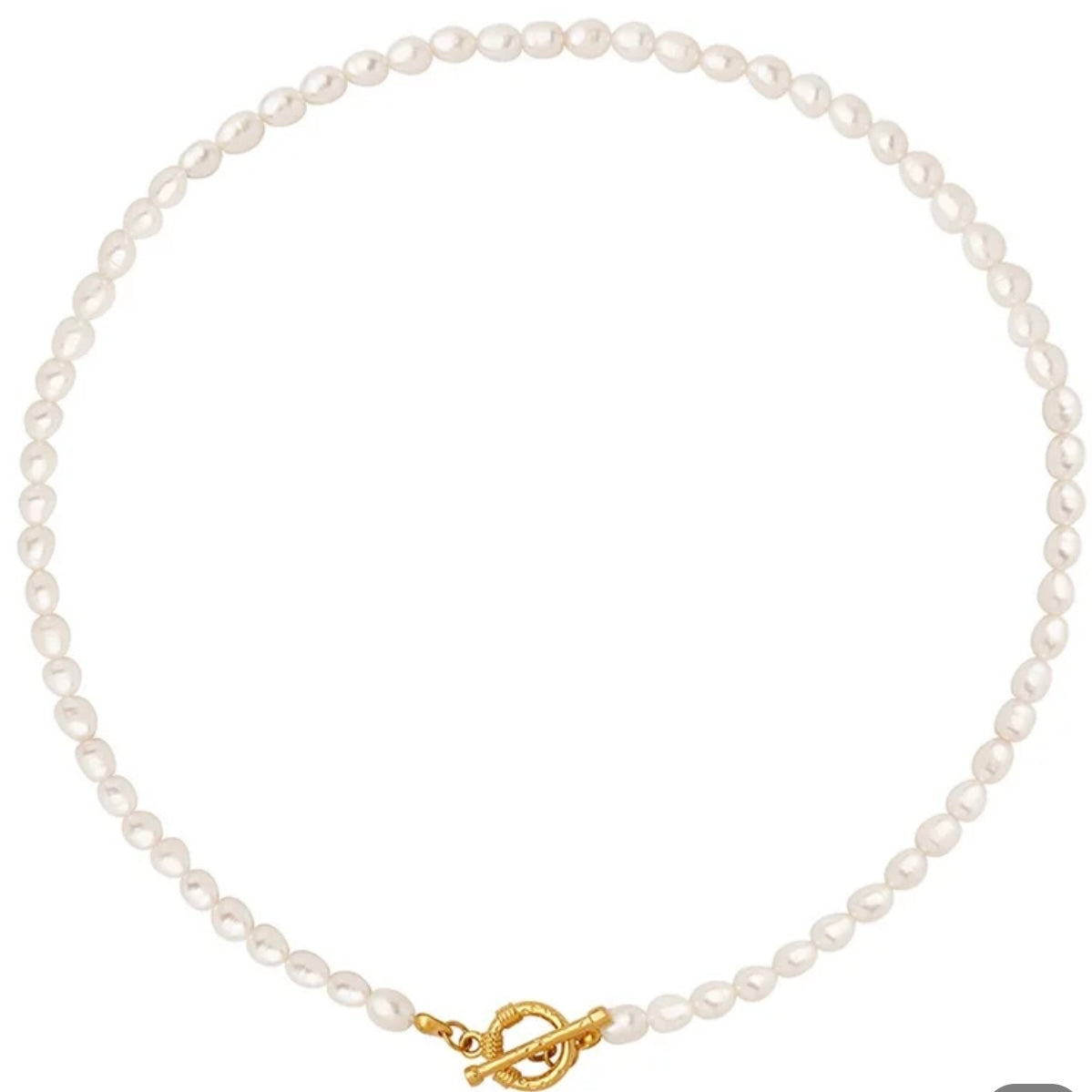 Delicate freshwater pearl necklace
