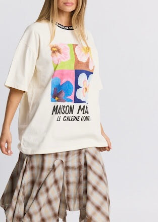 The Gallerie Oversized T-shirt | Ecru White