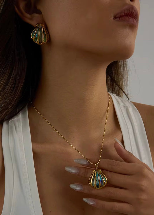 Coastal Abalone Shell Necklace