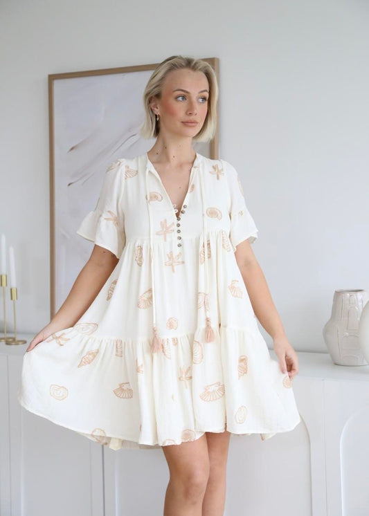 Seashell Dress | Beige