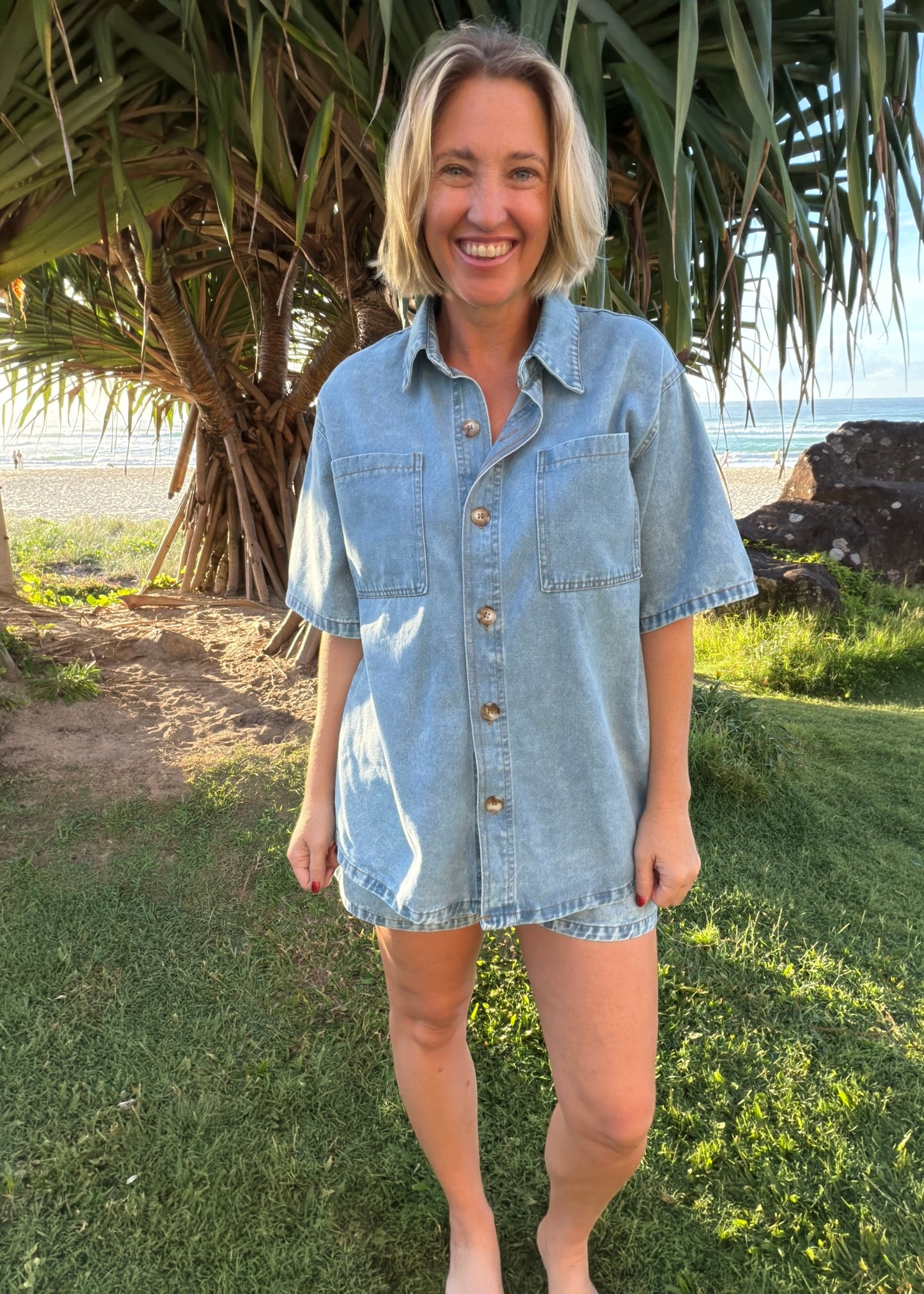 Denim Short | Acid Wash