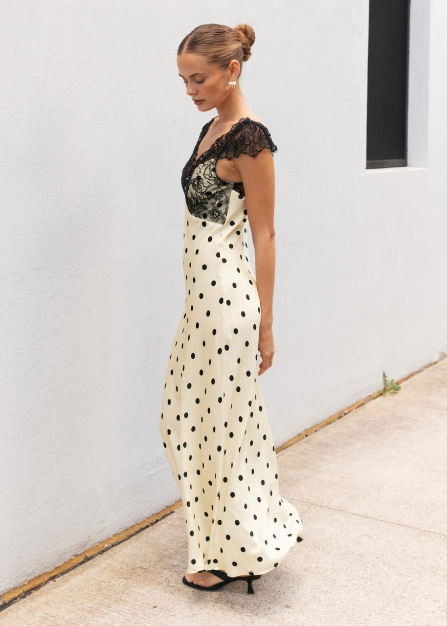 Anika Midi Dress  | spots