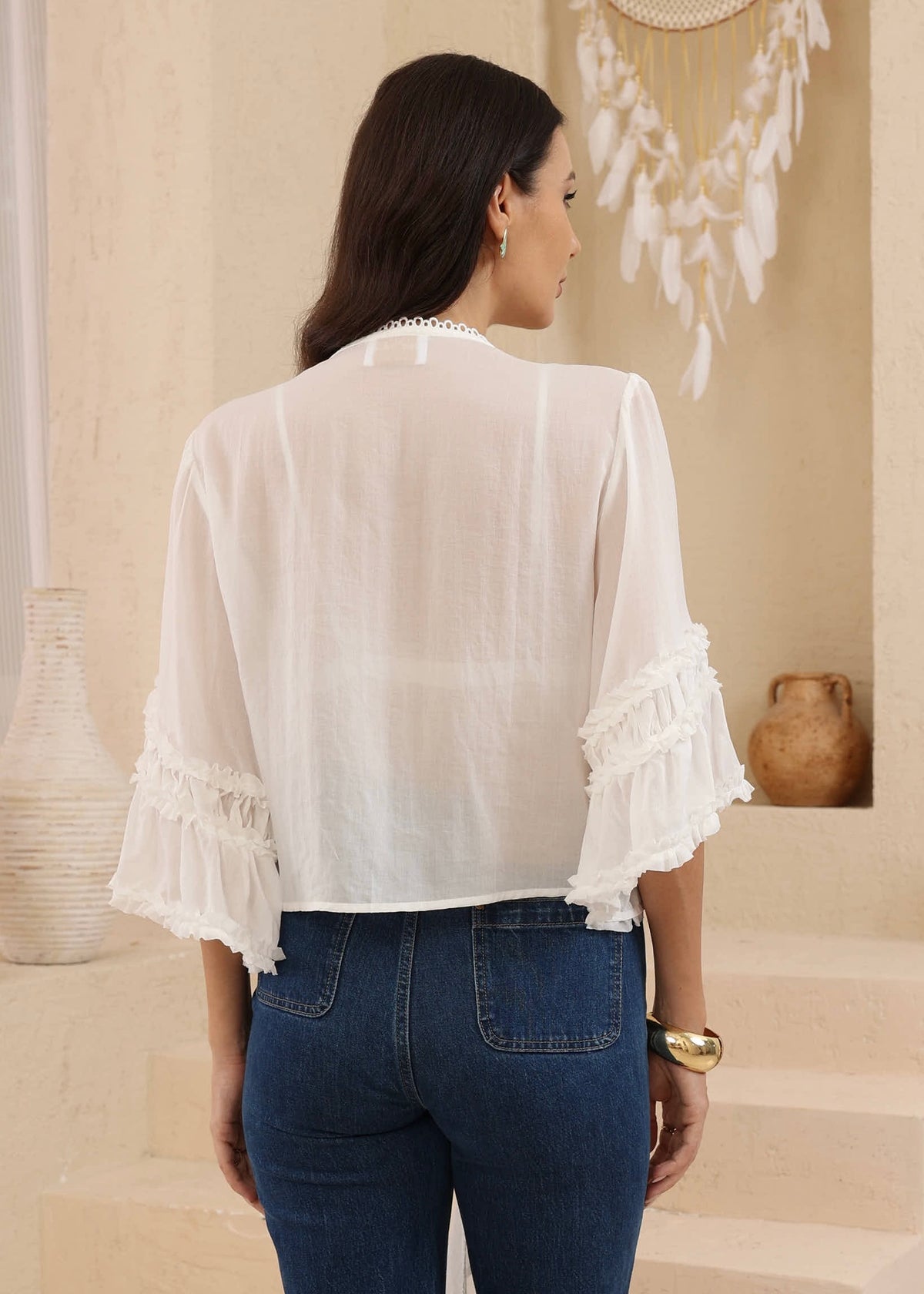 Spring Top - White