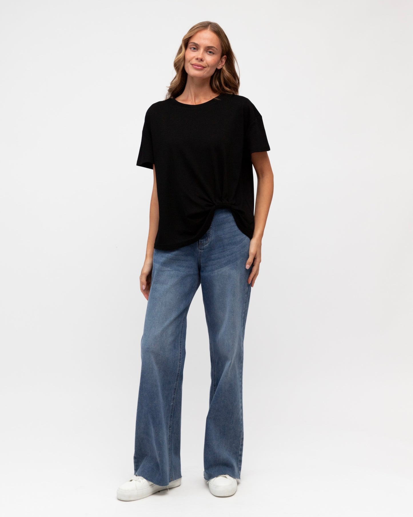 Easy Tuck Tee |  Black