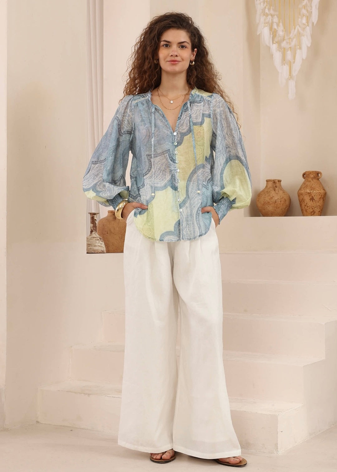 Gigi Top | Blue