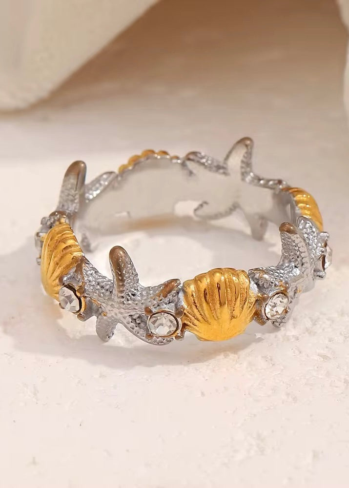 Shell Ring | Gold & Silver