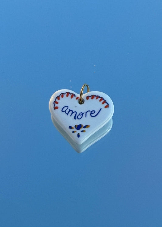 Amore Charm | Enamel