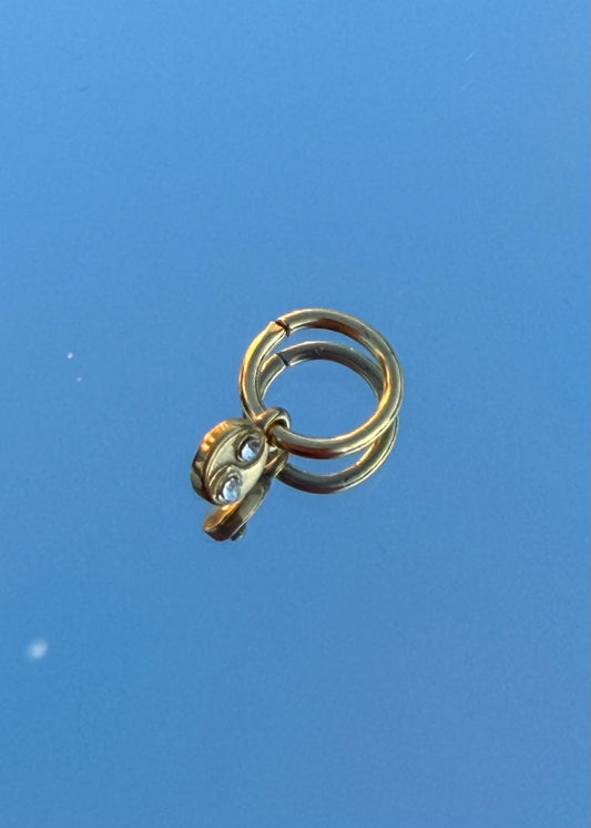 Yin Yang Charm | Gold