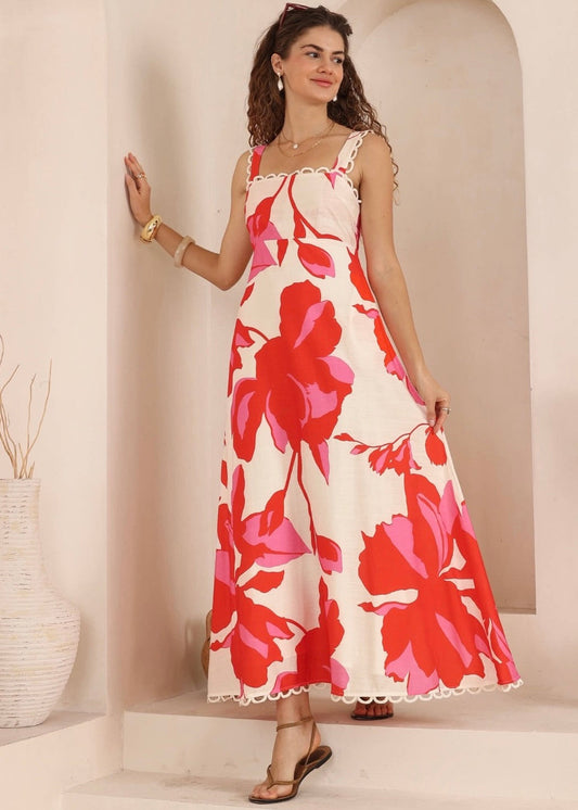 Coco Maxi Dress | Red