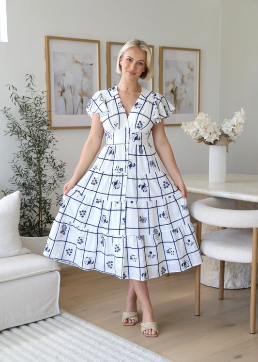Sienna Dress | Navy