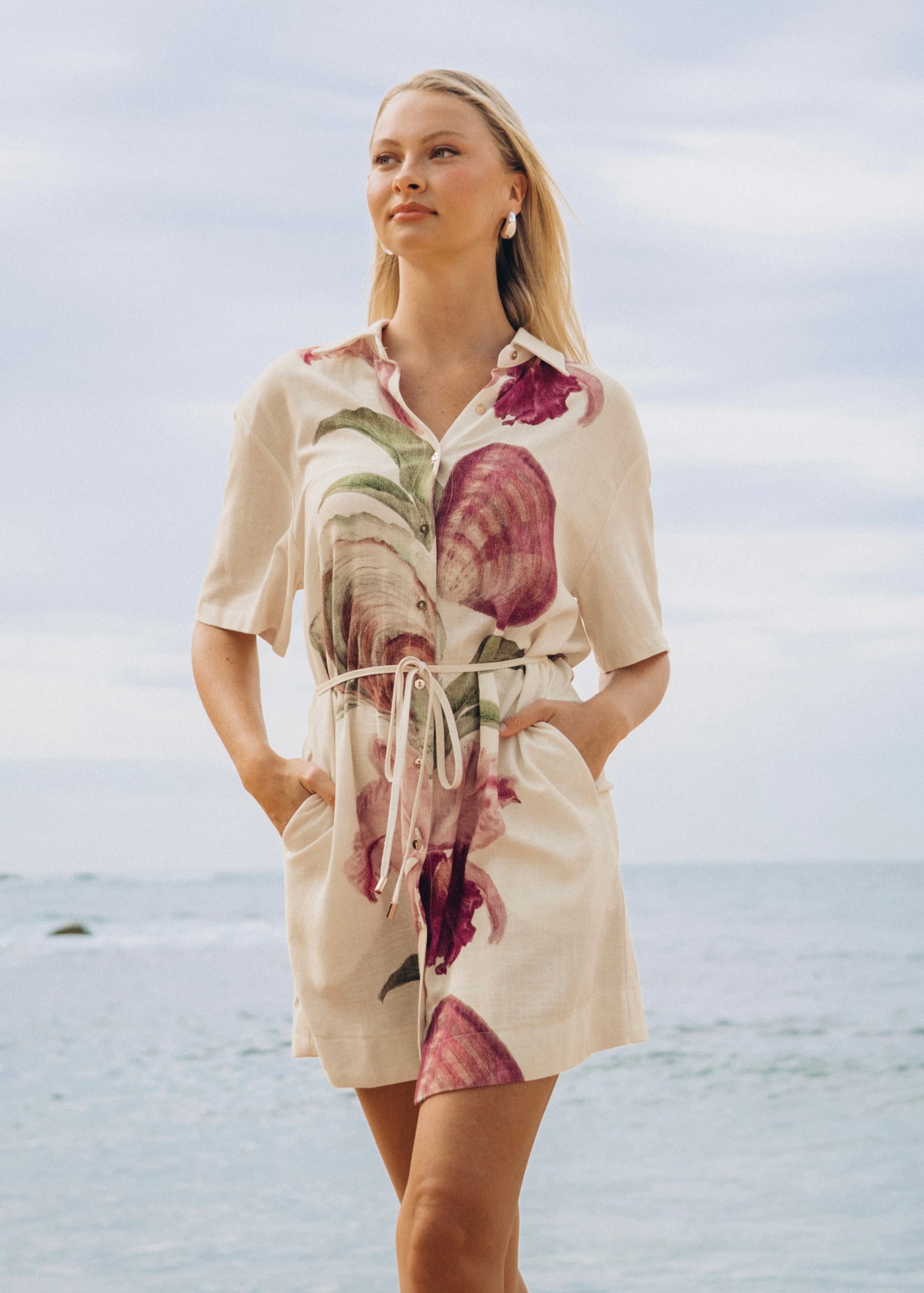 Sea Siren Mini ShirtDress |