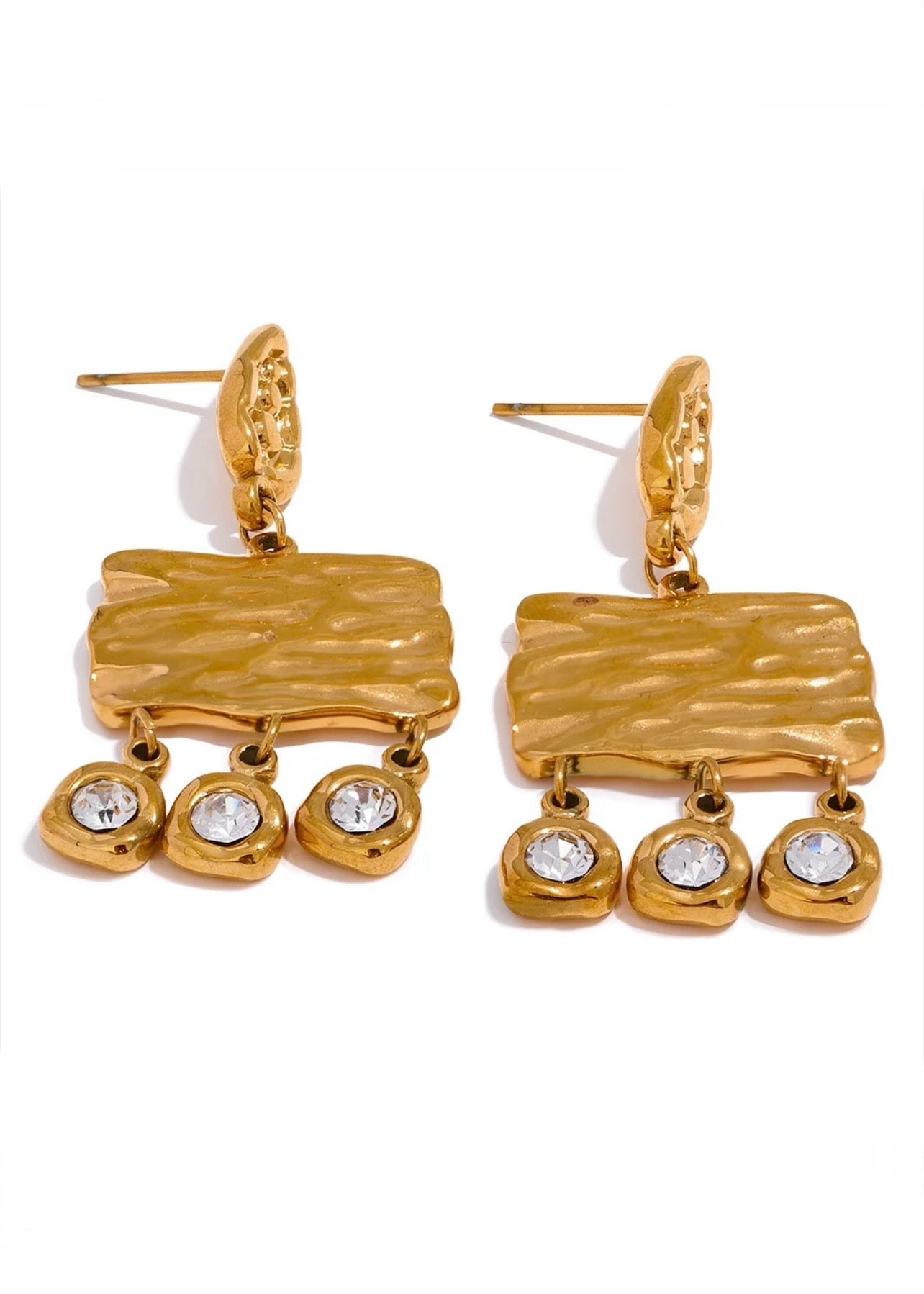 Magari Gold Drop Earring