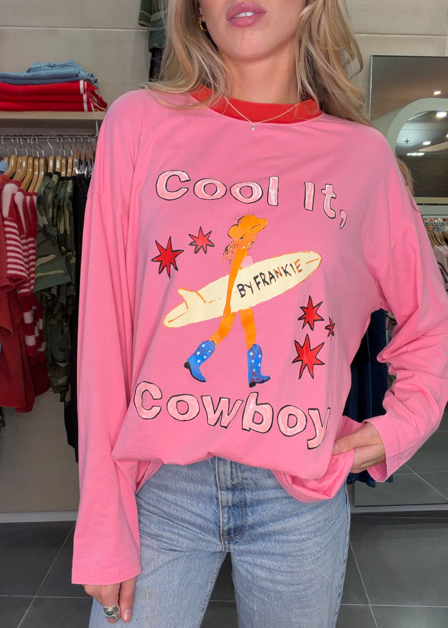 Cool It Cowboy | Pink