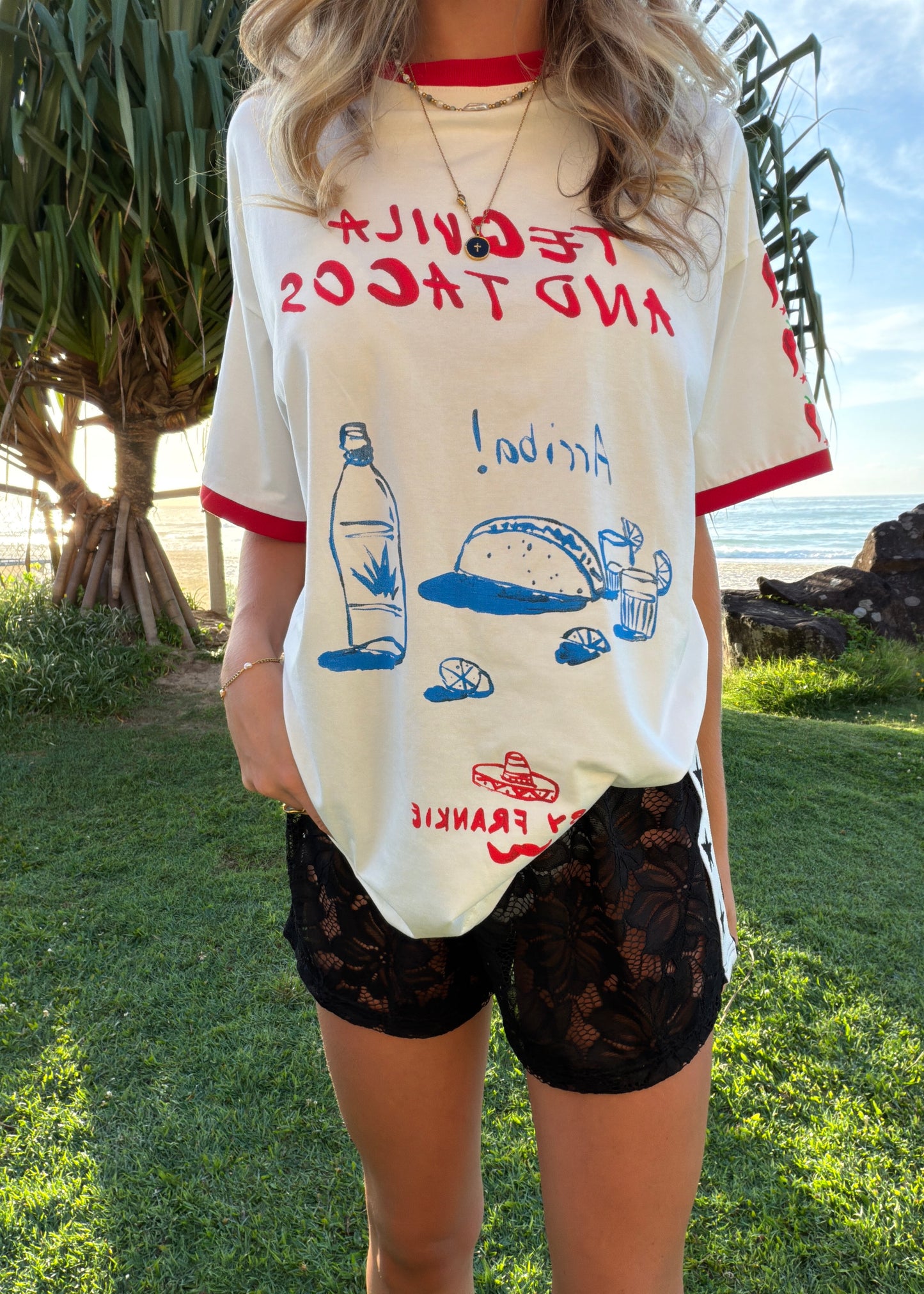 Tequila & Tacos T-shirt | White