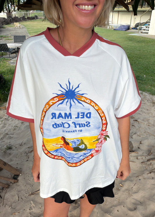 Del Mar Surf Club T-Shirt | White