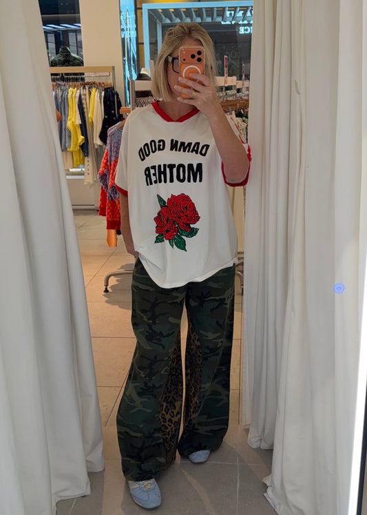 Damn Good Mother Tee | White