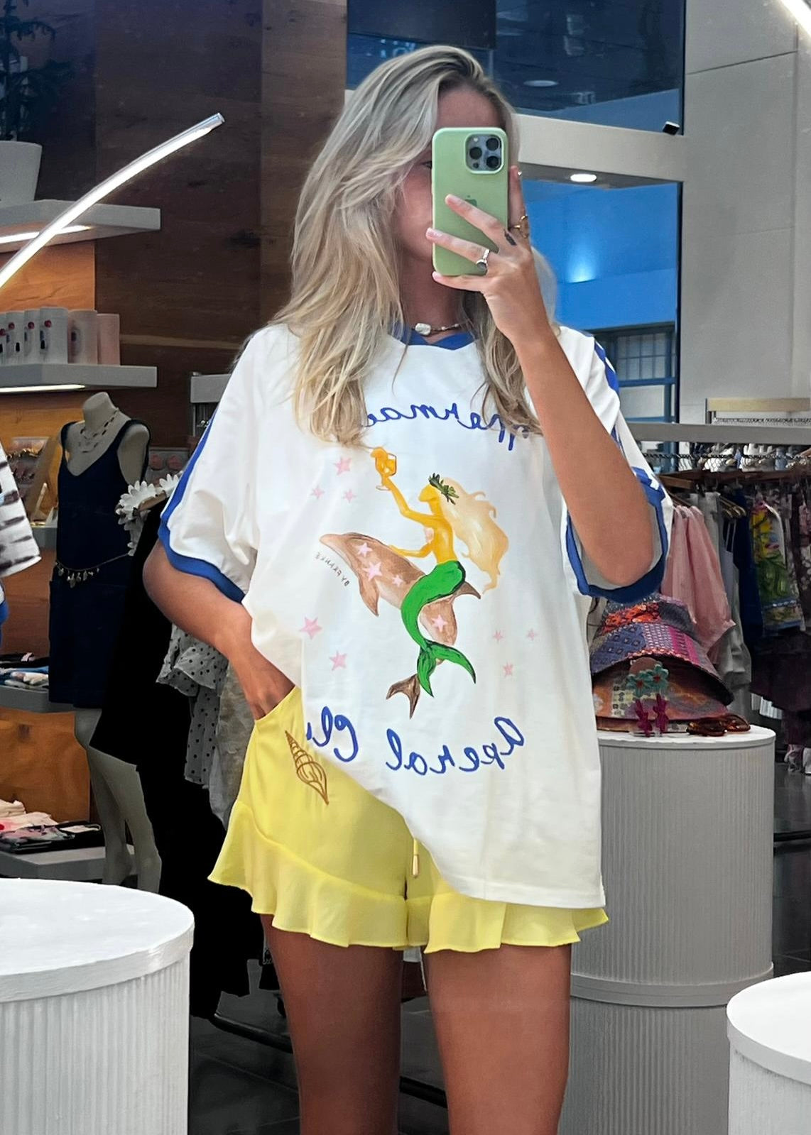 Mermaid Aperol Club T-shirt | White