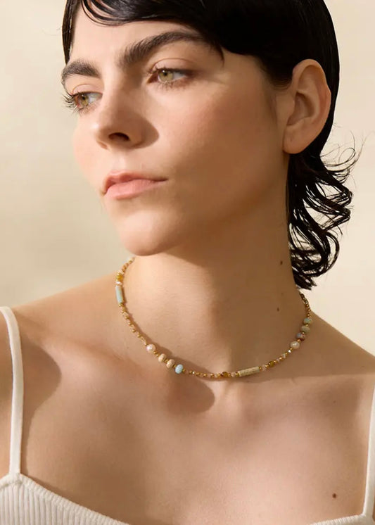 Euro Summer - Crystal Stone and Freshwater Pearl