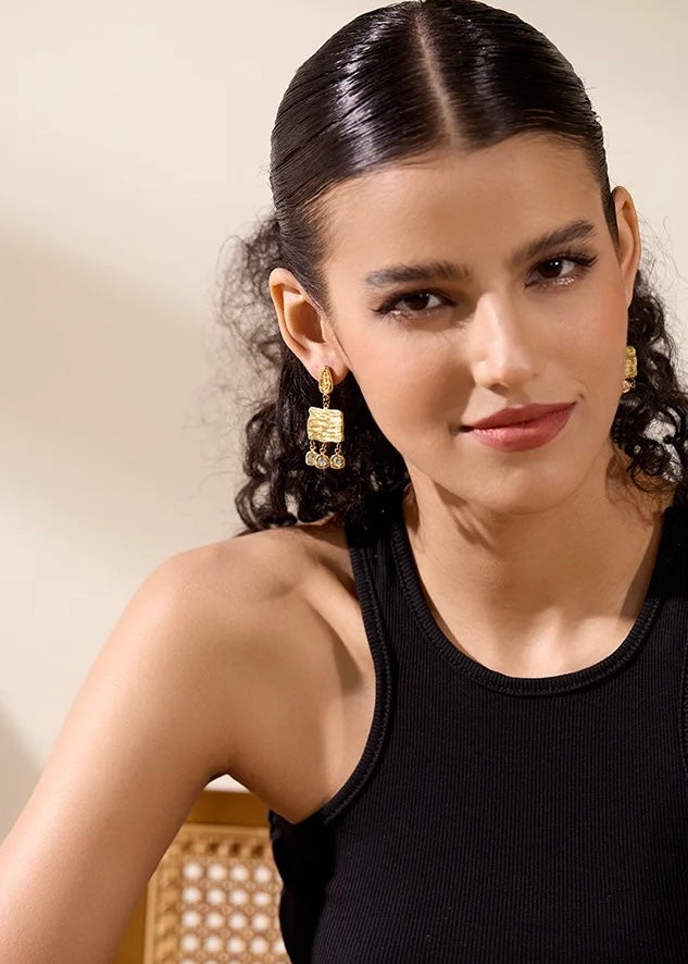 Magari Gold Drop Earring