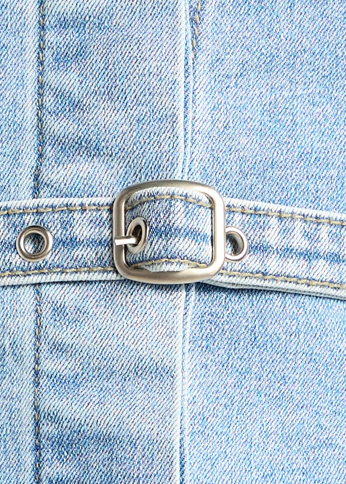Button Up Denim Top