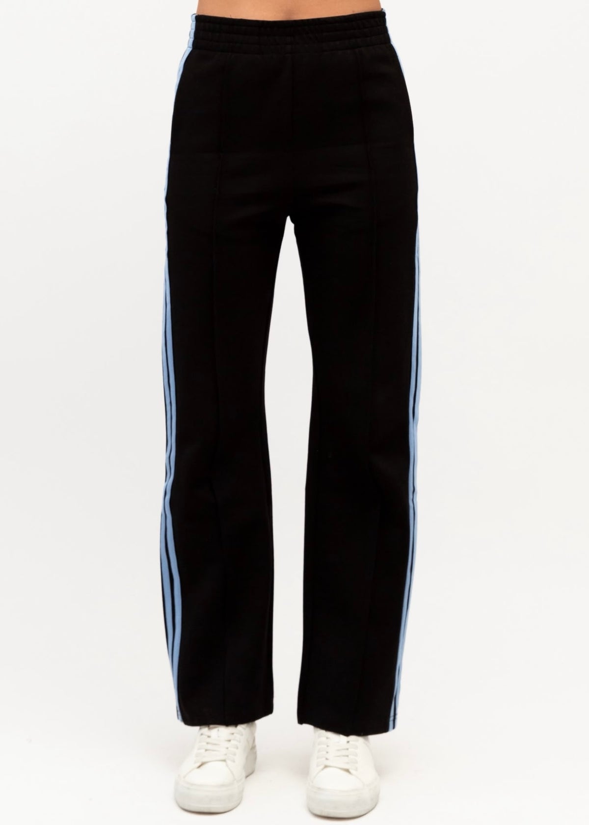 Luxe Track Pants | Black/Blue