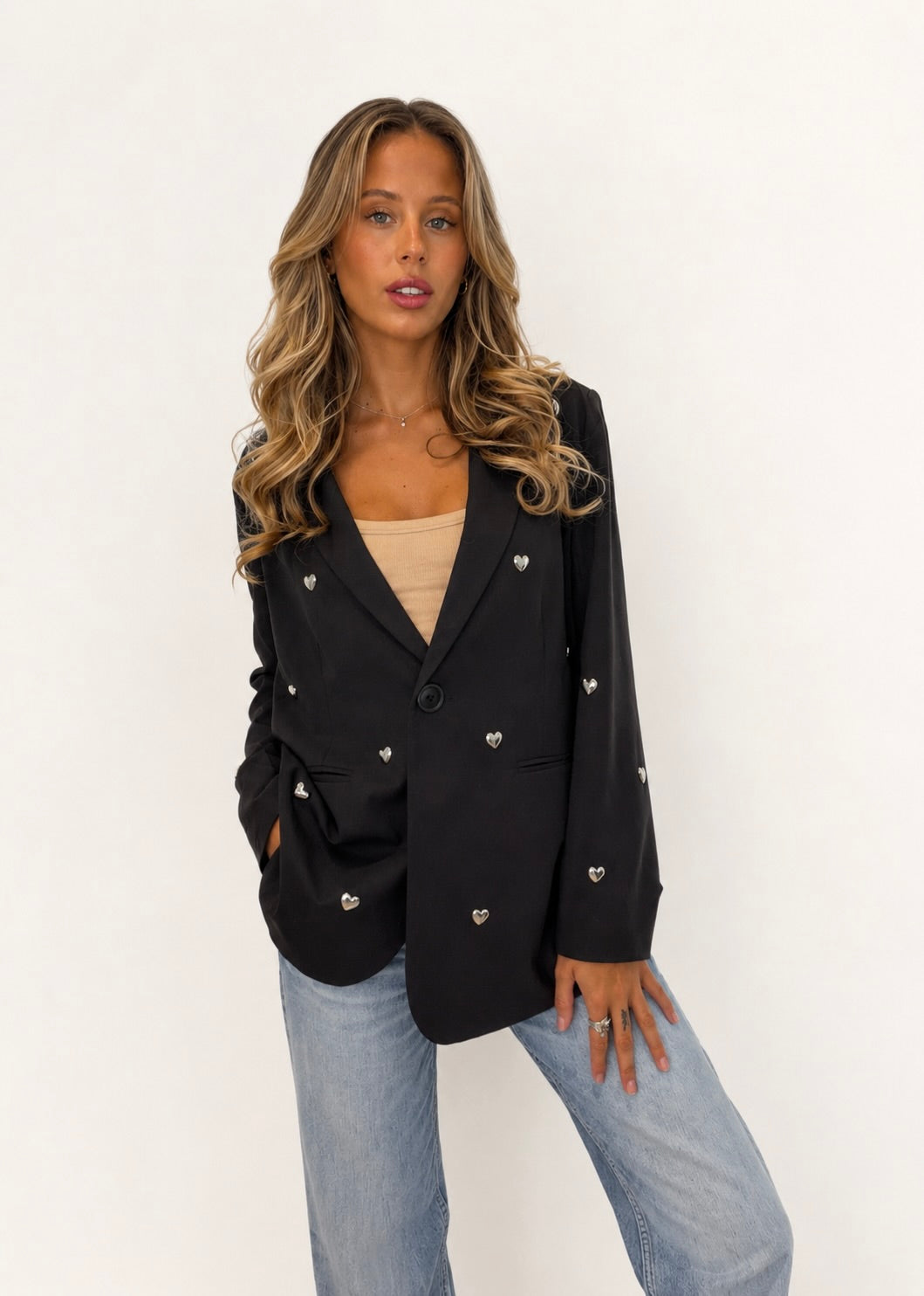 Heart Blazer | Chocolate