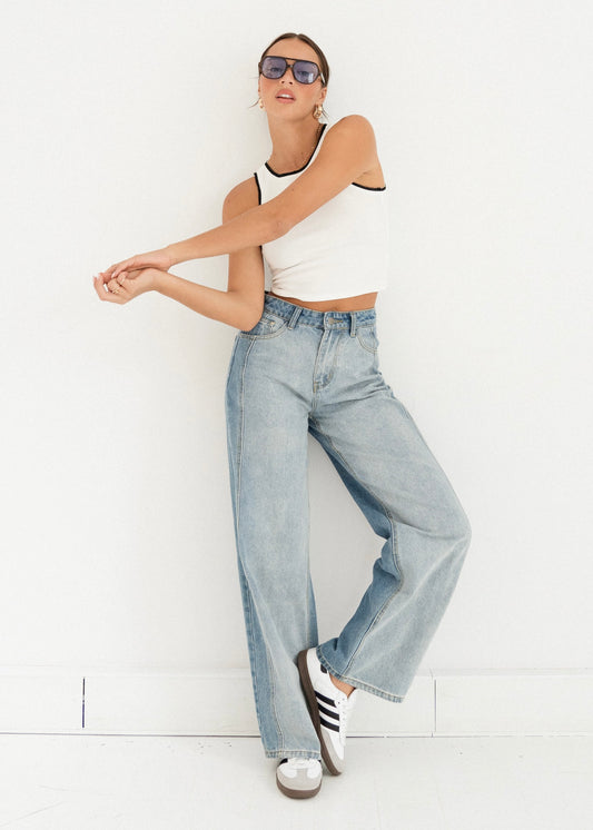 Two Tone Jeans | Denim