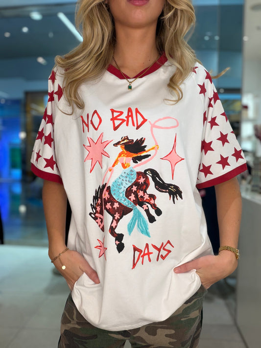 No Bad Days Tee | White