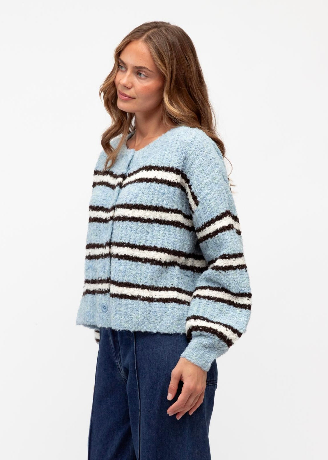 Rosewood Stripe Jumper | Blue