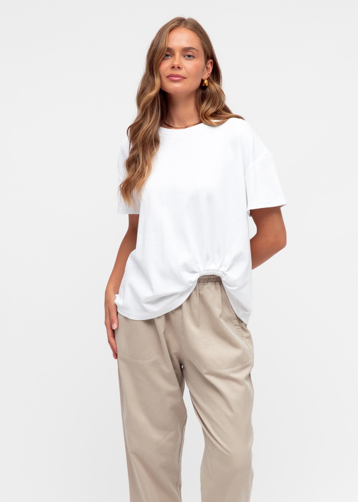 Easy Tuck Tee |  White