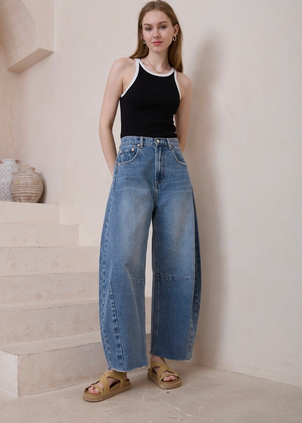 Barrel Jeans | Denim