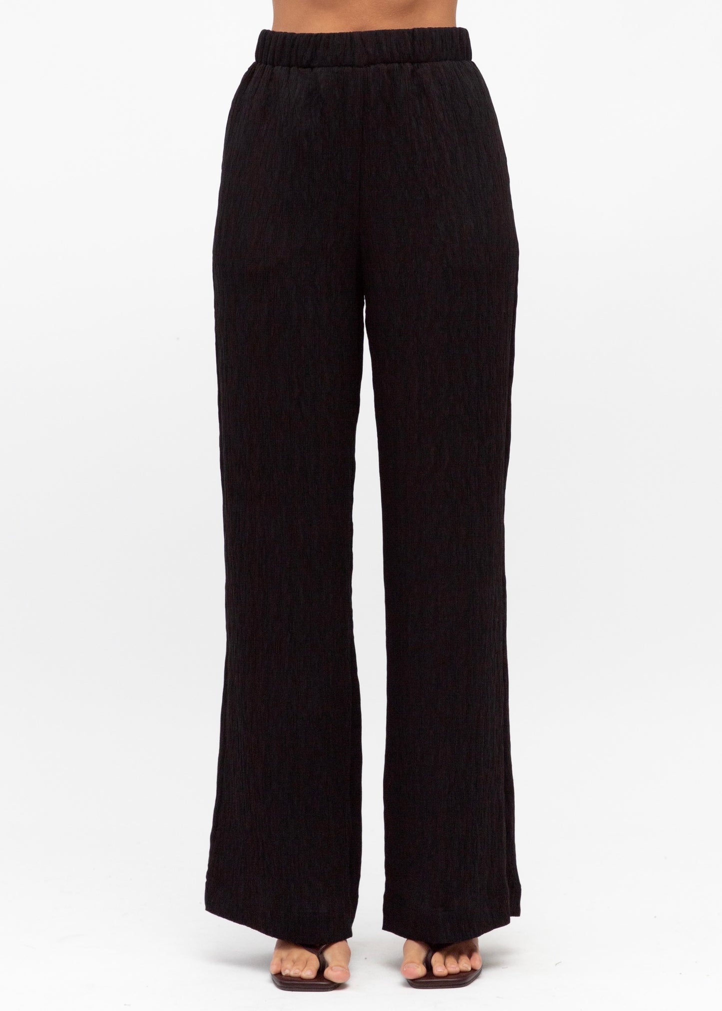 Textured Pant | Black