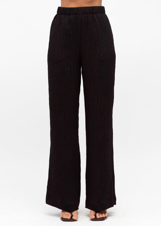 Textured Pant | Black