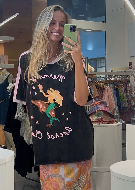 Mermaid Aperol Club T-shirt | Black
