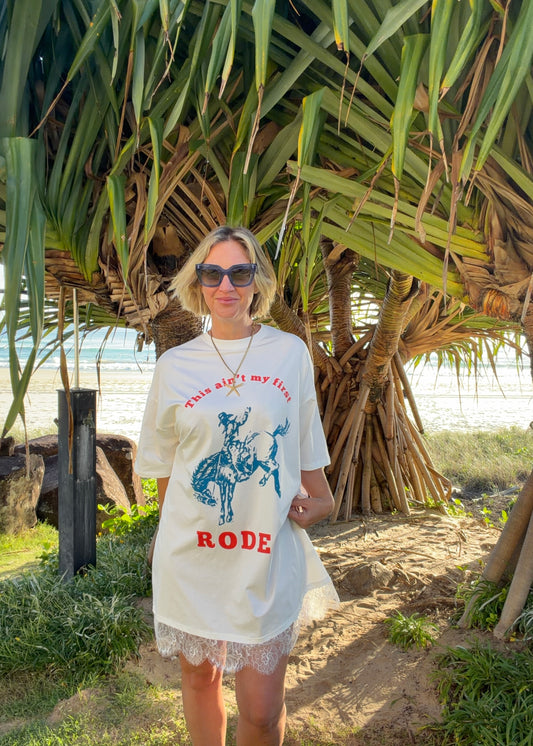 Rodeo Lace T - Dress | White