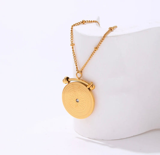 Coin Pendant Necklace