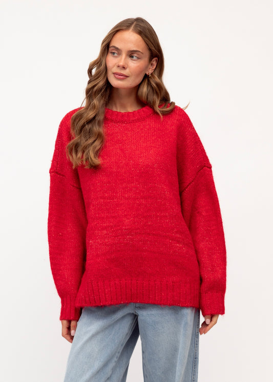 Lena Jumper | Cherry Red