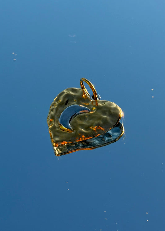 Heart & Moon Charm | Mixed