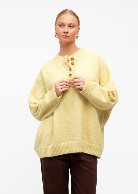 Half Placket Jumper | Butter