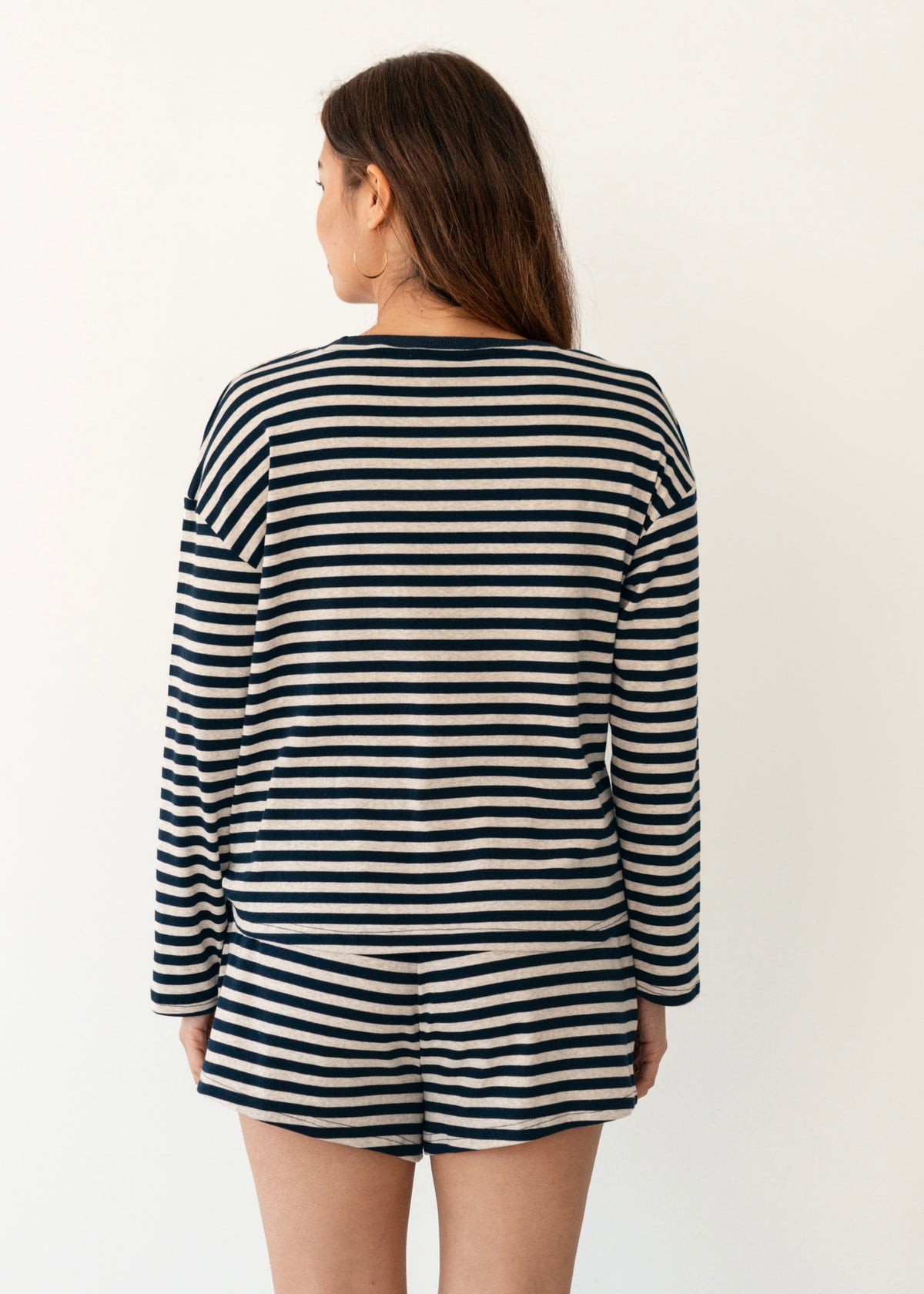 Easy Short | Navy/White