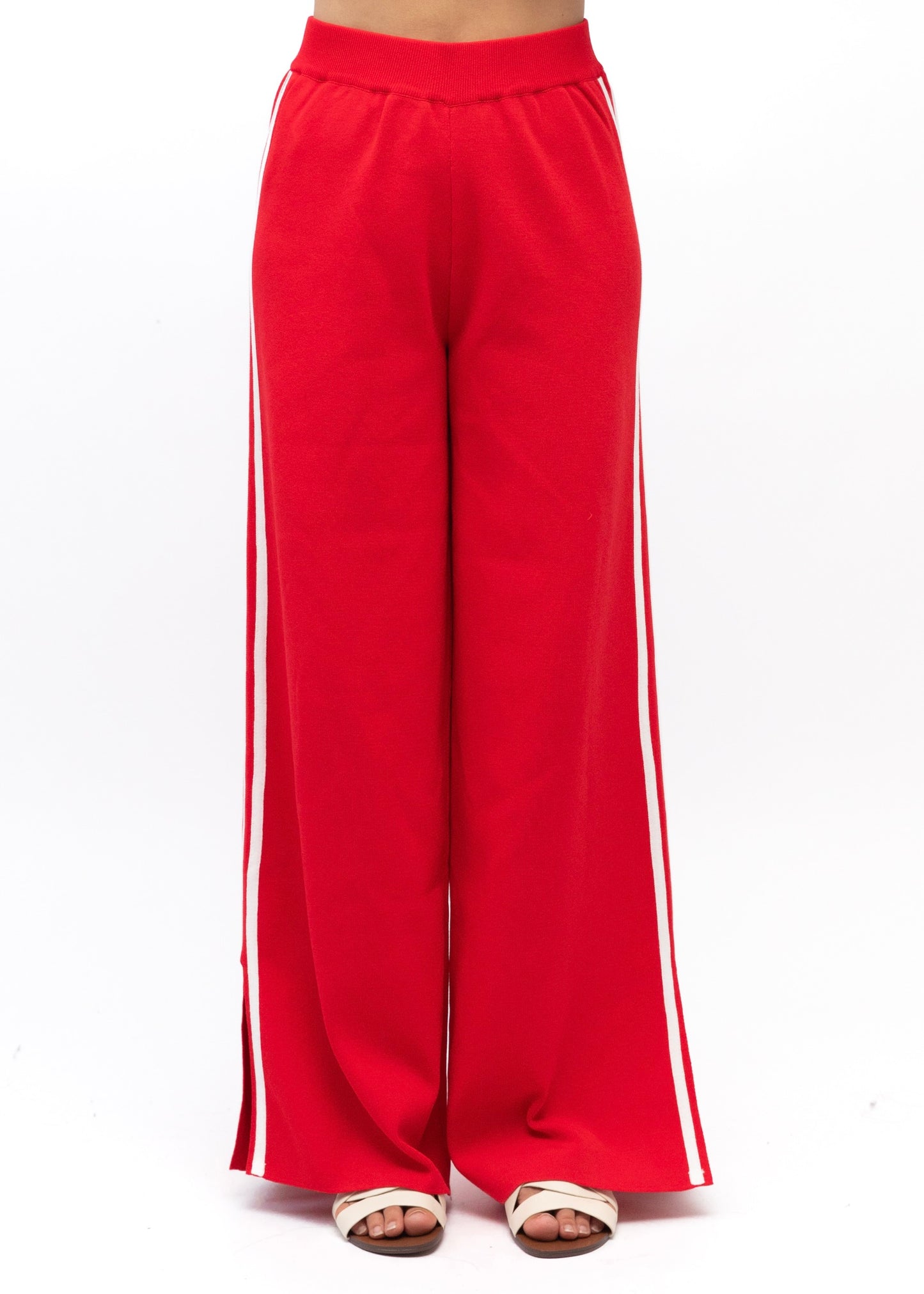 Knit Pant | Red