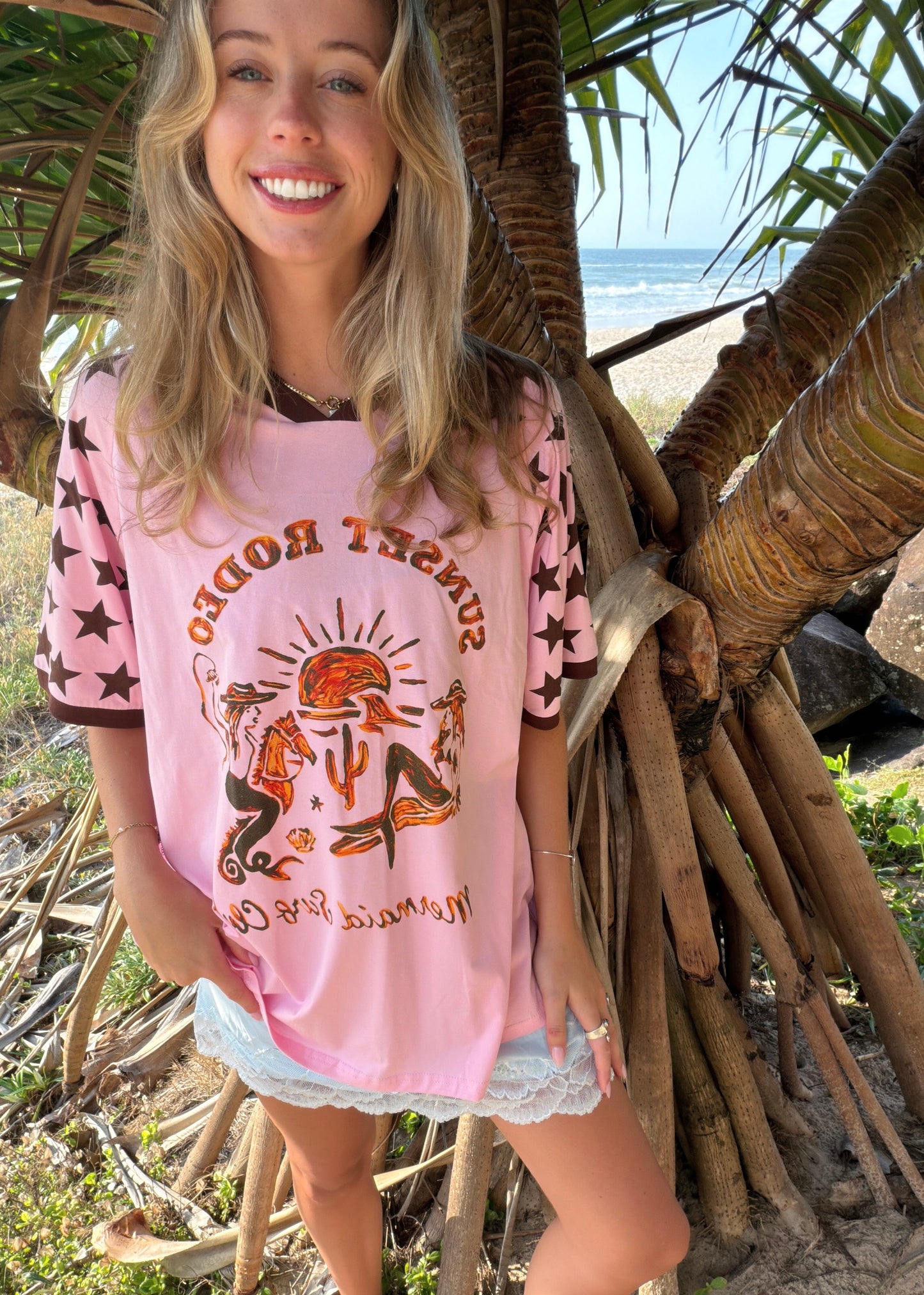 Sunset Mermaid T-shirt | Surf Club