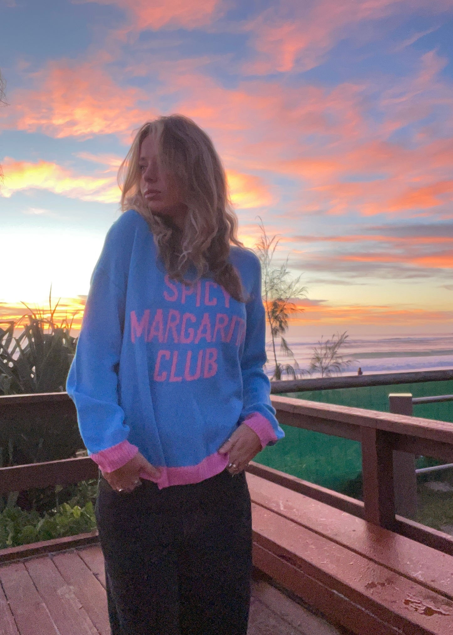 Spicy Marg Jumper | Blue