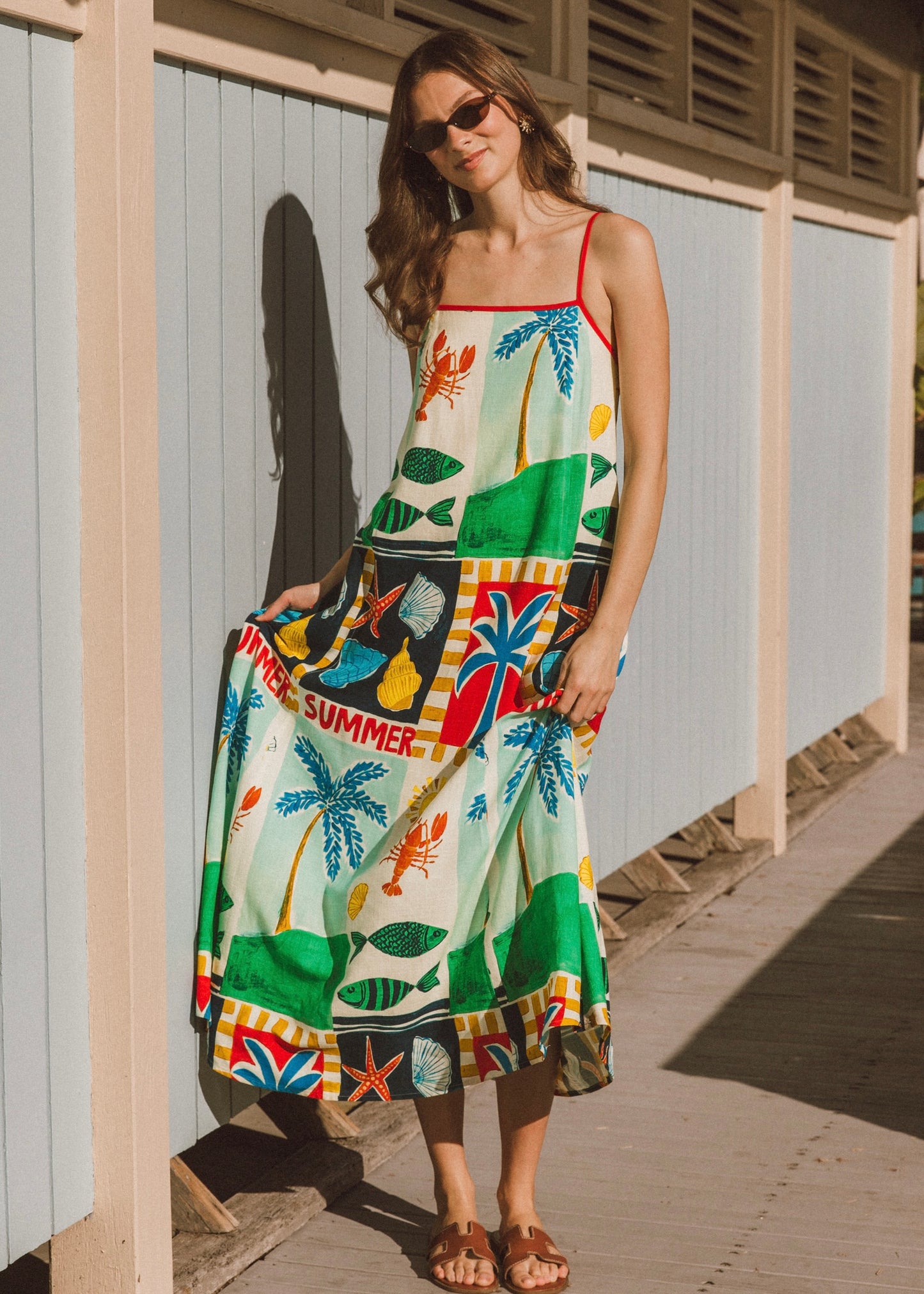 Soleil Summer Midi Dress