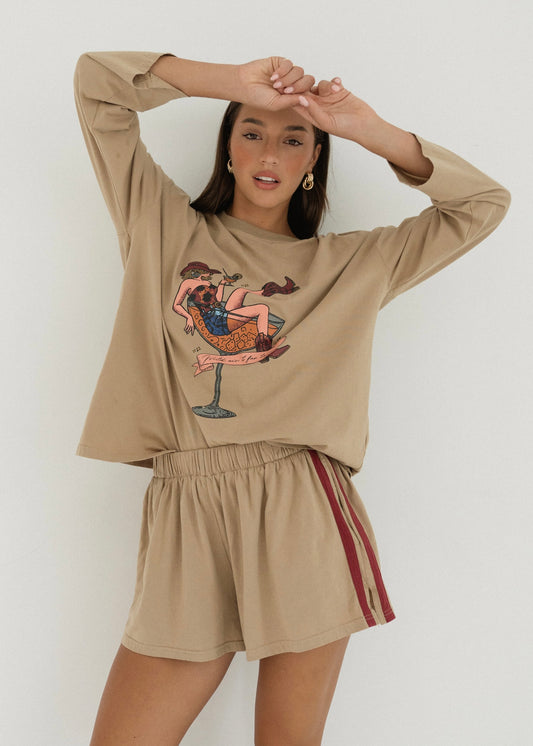 Mermaid Top | Oatmeal